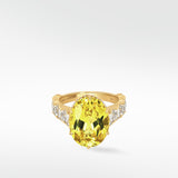 The Fitzrovia Yellow Sapphire Ring