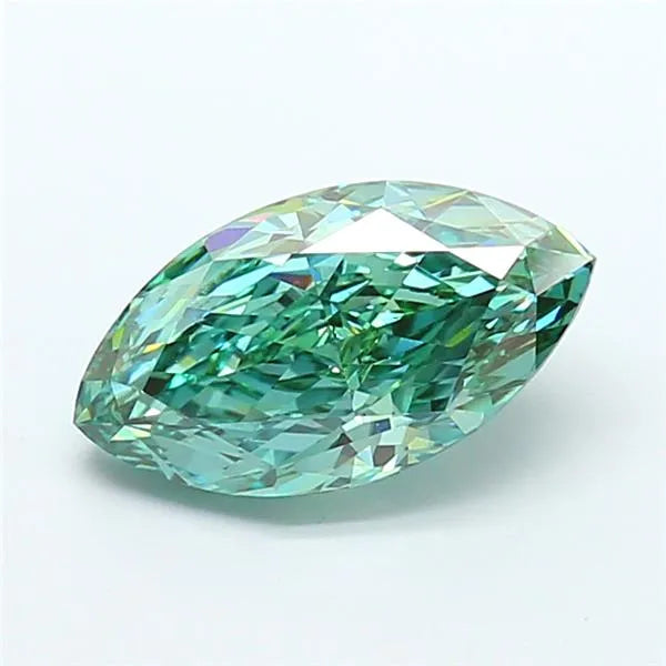 3.01ct Marquise Lab Grown Diamond (Colour Fancy Vivid Green, Clarity VVS2, IGI Certified)