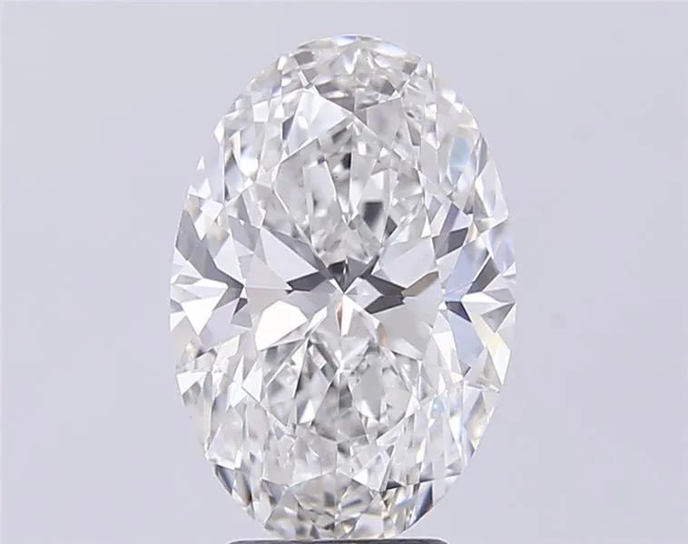 4.03ct Oval Lab Grown Diamond (Colour G, Clarity VVS2, IGI Certified)