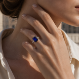 London Bridge Blue Sapphire Ring