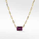 Veto Ignis Violet Statement Necklace