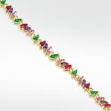 Veto Petal Multi-Coloured Bracelet